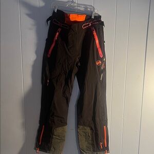 Mammut figerextreme Mittellegi ski pants 12 women gortex black multi
